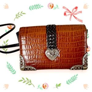 Brighton Small Wallet Purse bag with strap EUC